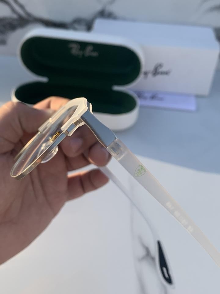 Rayban 04 white plano