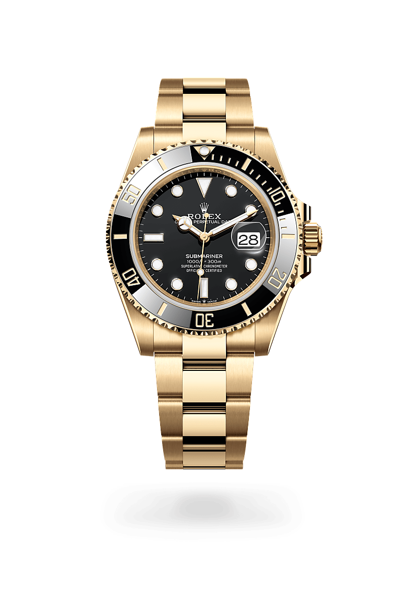Rolex Submariner Date Oyster, 41 mm, yellow gold