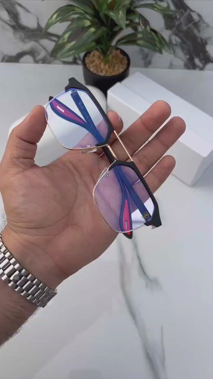 Rayban 04 gold black plano